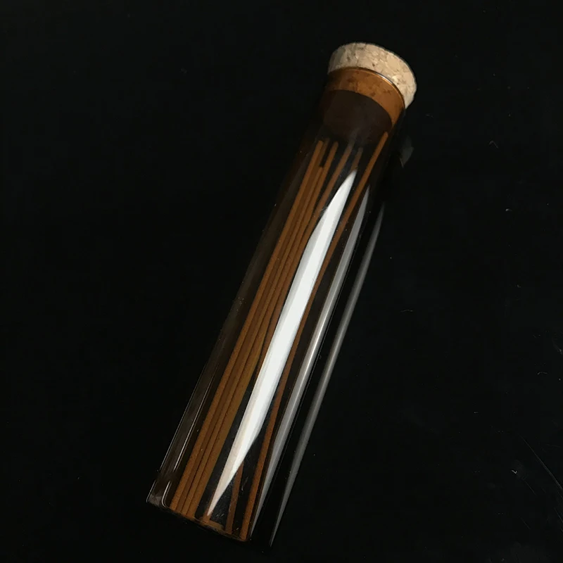 Various Sizes Transparent Glass Flat Bottom Test Tube With Cork Stoppers Empty Scented Incense Sticks Container Eco-friendly 3