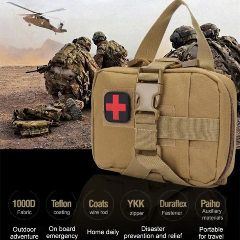 Tactical First Aid Kits Medical Bag Emergency Outdoor Army Hunting Car