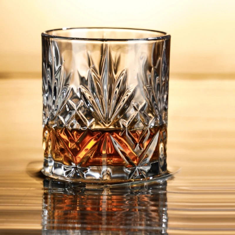 11oz 330ml Creative Fashioned Glassware for Whiskey Cocktail Scotch Brandy Beer Transparent Household Classic Liquor Spirits Cup
