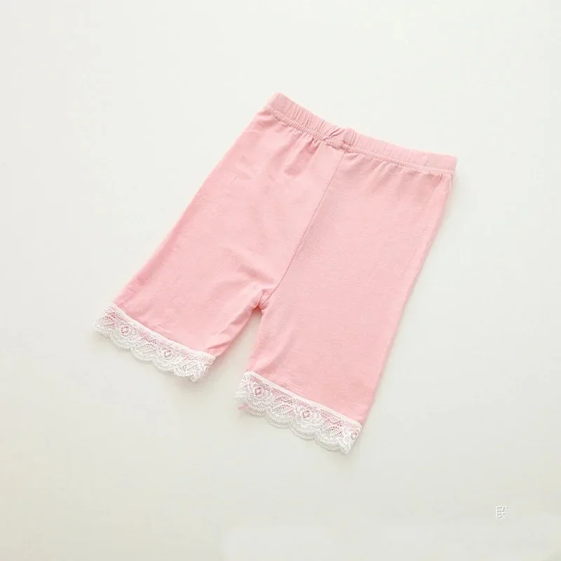 Summer Girls Safety Pants Lace Shorts for Kids Children Underpants Cotton Baby Trousers Toddler Leggings 2-10 Year
