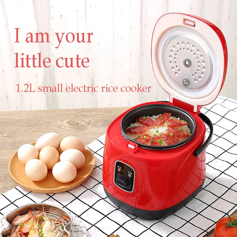 Mini cuociriso 220 V vaporiera elettrica Multicooker contenitore riscaldato  cottura elettrodomestici da cucina pentola elettrica multifunzione 1.2L -  AliExpress