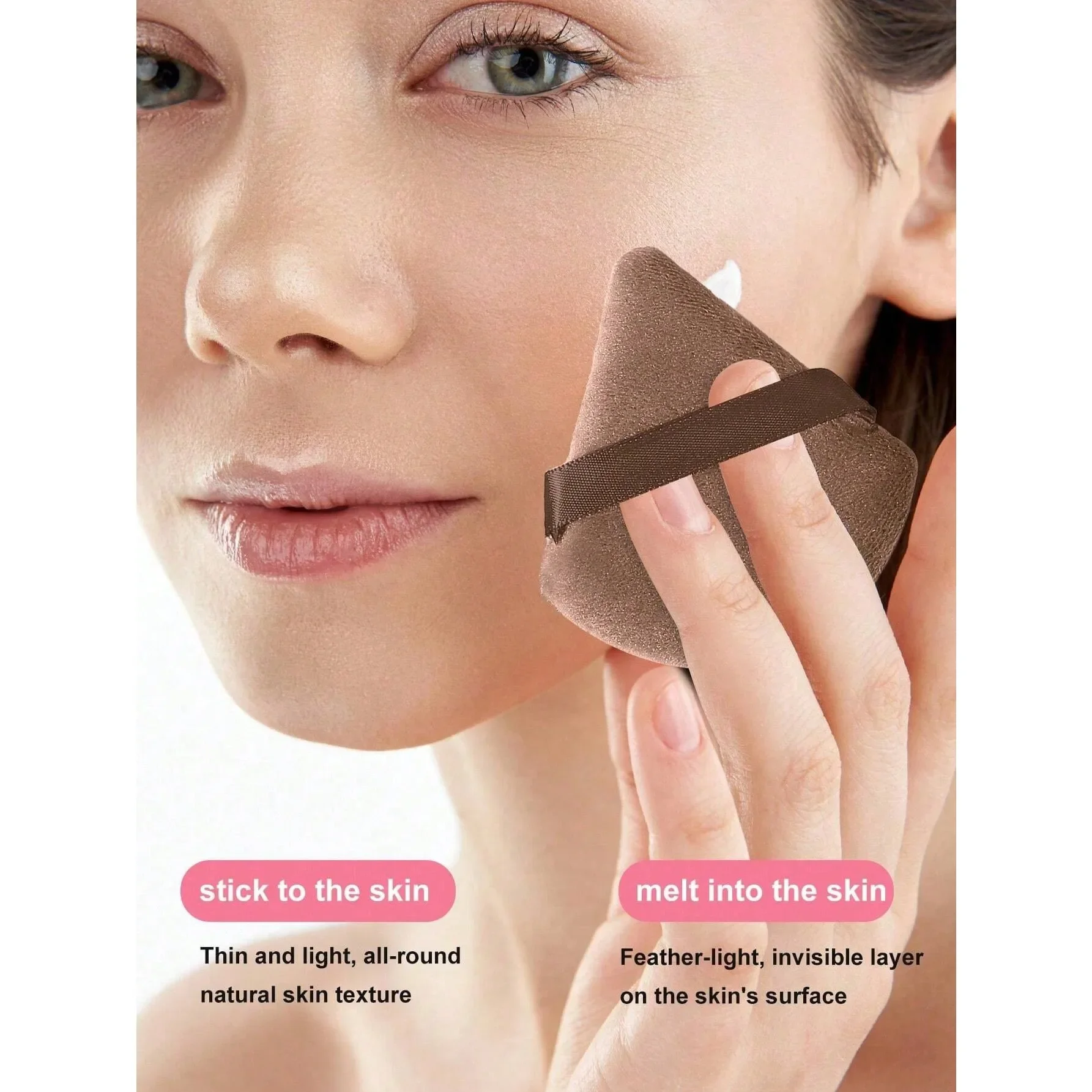 12pcs Makeup Sponge Set, Including Beauty Powder Puff,Makeup Tools, Makeup Sponge (Wet & Dry) Powder and Concealer