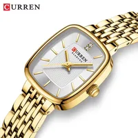 CURREN 9093 Fashion Quartz Women's Watch Elegant Gold Stainless Steel Strap Waterproof Women's Business Watch relojes de mujer