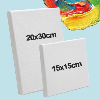 Blank Canvas Board Oil Painting Frame 15*15/20*30cm 1