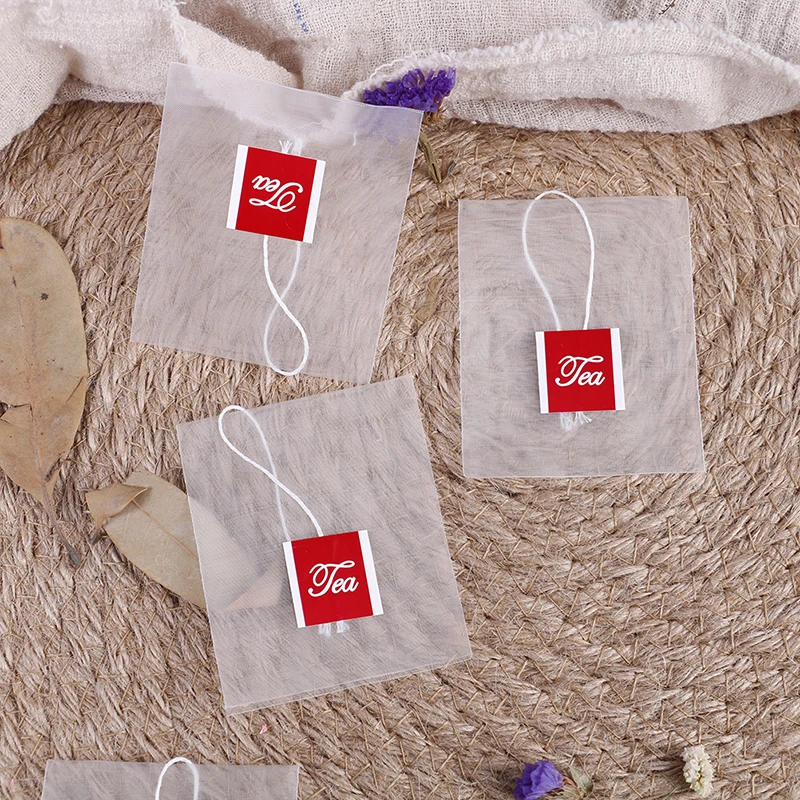Tea Bag Infuser With String Heal Seal 7 x 6cm Sachet Filter Paper 100Pcs disposable tea bags disposable tea filter bags