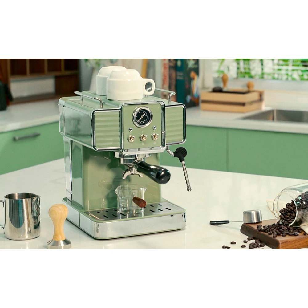 15 Bar Espresso Coffee Machine，Professional Coffee Maker, 54 Oz Removable Water Tank Espresso Maker Cappuccino, Latte, Machiato 5