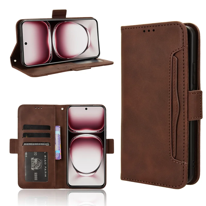 For Oppo Reno 12 Pro 5G Case Multi-card slot Cover Leather Case Protect Cover For OPPO Reno12 Pro 5G Stand Flip Wallet Case 5