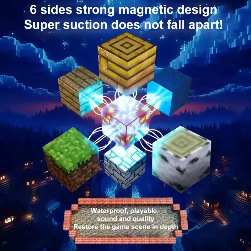 Magnetic Block Building Block Magnet My world children's puzzle assembled magnetic toy for boys and girls