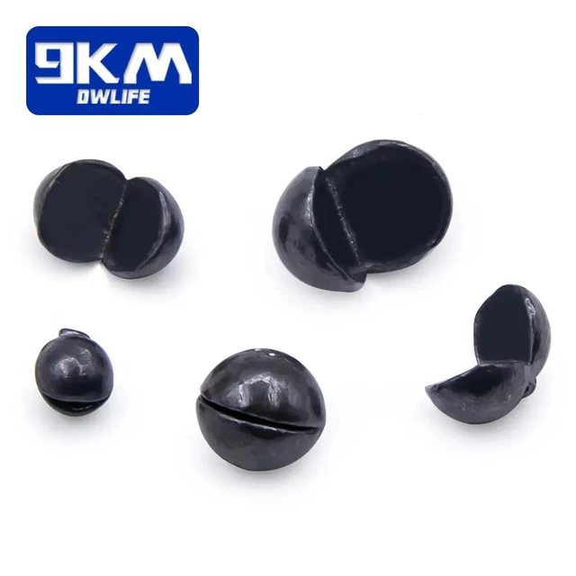 Lead Split Shot Fishing Weights Sinkers Removable Round Fishing Sinkers Bulk