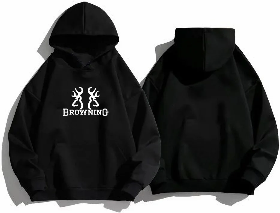 

New Browning Buckmark Men's Hoodie Auto-5 Precise Excellent Mechanical Camouflage Deer Pattern Hoodie