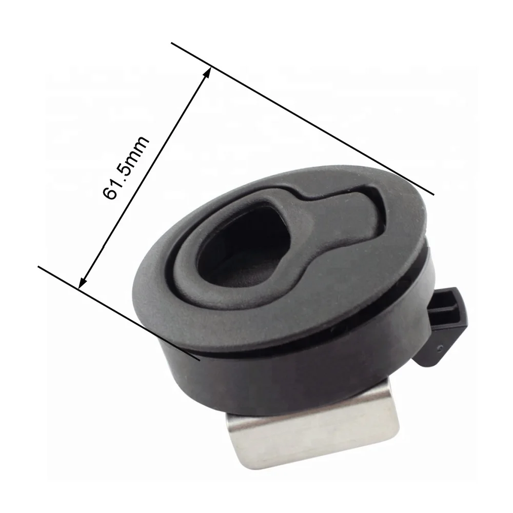 1 Piece 2 inch Round Flush Side Mount Hatch Ring Pull Latch Marine Boat Deck Lift Handle boat deck hatch ring