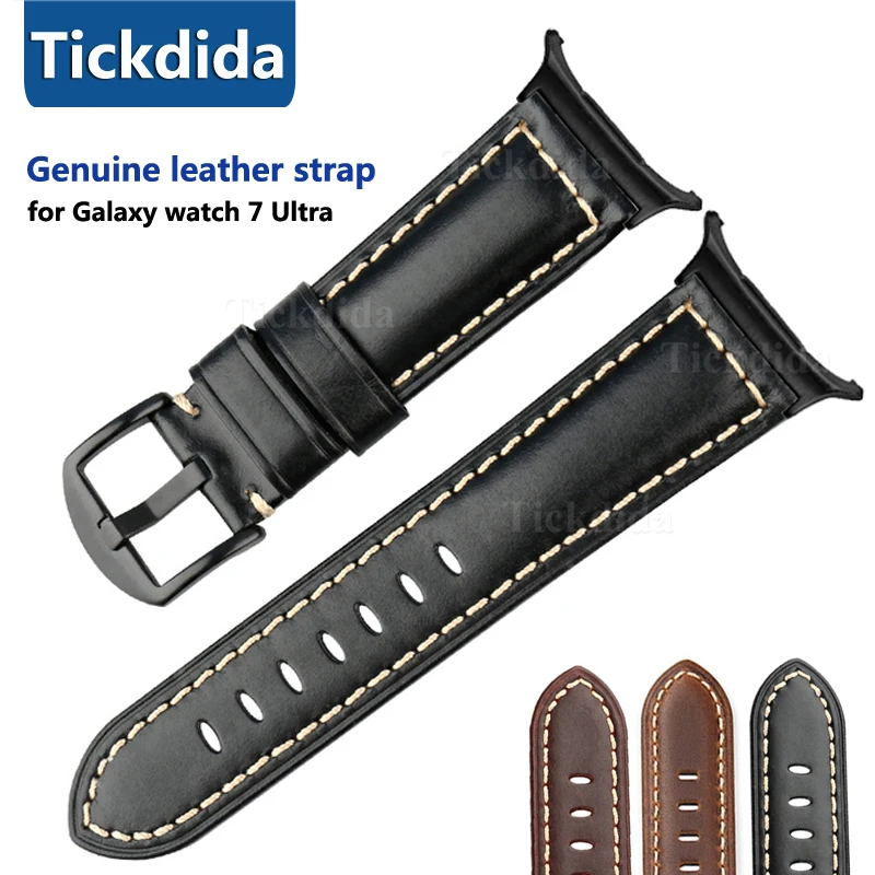 Premium Genuine Leather Quick Release Watch Strap - Ultra Edition