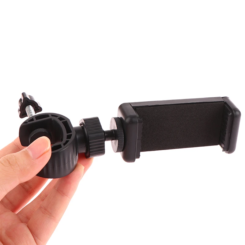 Phone Bracket Mobile Cell Support Clip For All Smartphones Phone Holder Mount Stand Microphone Stand Mount Tripod