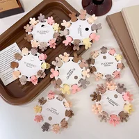 10PCS Cute Star Butterfly Candy Small Hair Claw Crab Hair Clips Girls Childs Mini Cartoon Hair Clamps Baby Hair Accessories Sets 1