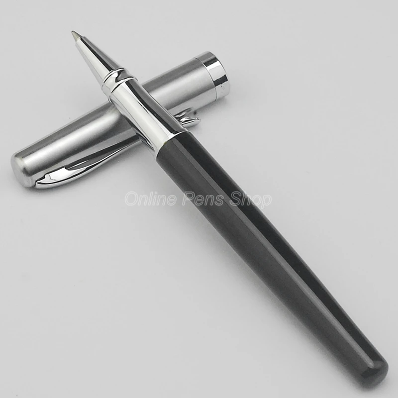 Duke 209 High Grade Stainless Steel Roller Ball Pen Advanced Bright Black Gift Writing Pen image_0