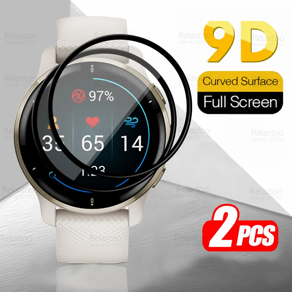

2 шт. полностью изогнутое мягкое Защитное стекло для Garmin Venu 2 Plus защита экрана Venu2 Venu2s 2 S 2 S 2 Plus Аксессуары для умных часов