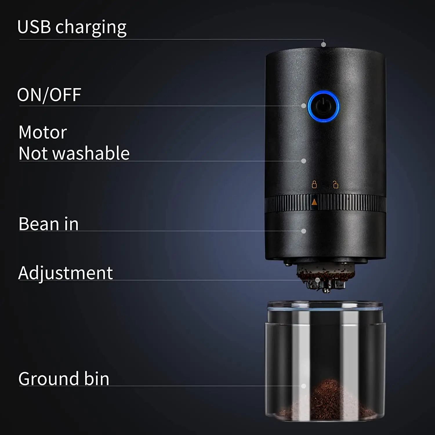 https://ae01.alicdn.com/kf/S1172c91d9e0f42eca5251f2d514769aeX/Portable-Coffee-Bean-Grinder-Machine-1250mAh-USB-Rechargeable-Automatic-Mill-Electric-Coffee-Grinder-Maker-For-Home.jpg