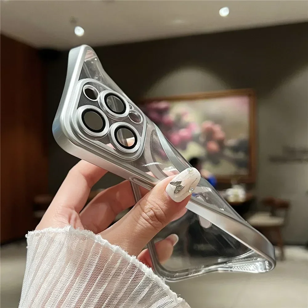 Magsafe Magnetische Tai-Beschichtung, weiche, klare Rückseite für iPhone 15 Plus, iPhone 15 Pro Max. Handyhülle_voghion.com