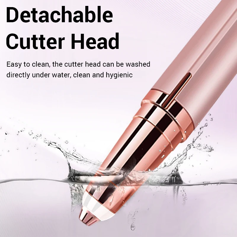 Electric Eyebrow Trimmer Security Eye Brow Epilator USB Charger Mini Shaper Shaver Hair Removal Painless Beauty_voghion.com