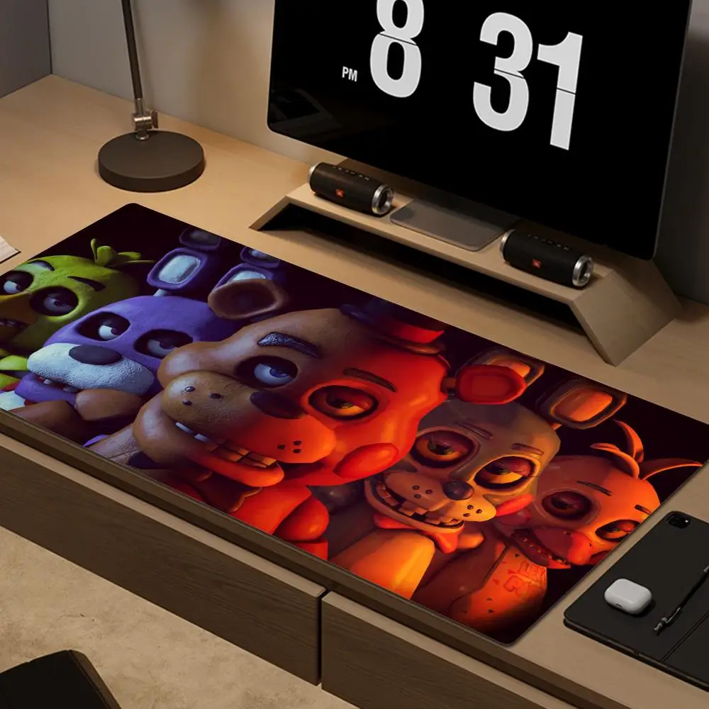 Игровой коврик для компьютерной мыши Sfm Fnaf, прикольный игровой коврик для клавиатуры, для игрового кабинета, офиса, аксессуаров, Xxl