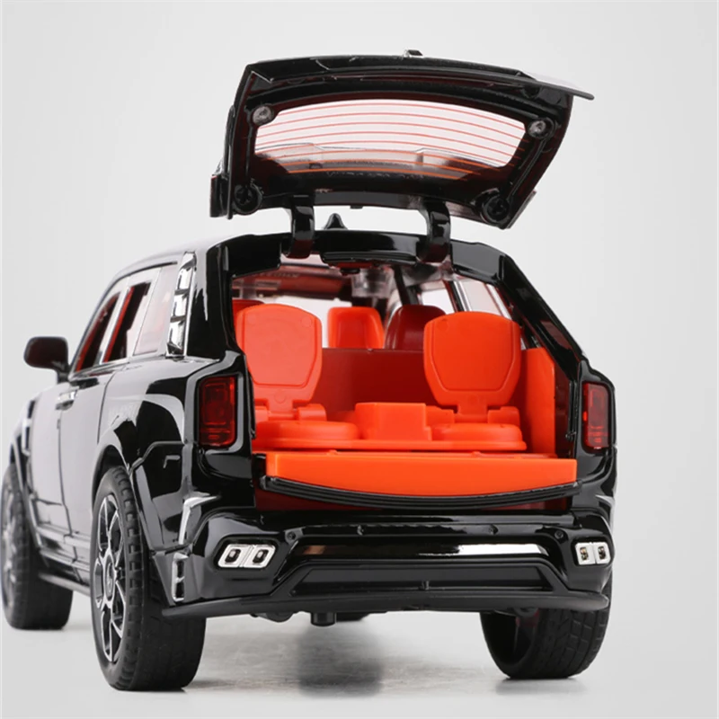 1:24 Rolls Royce Cullinan Masory SUV Alloy Luxy Car Model Diecasts Metal Toy Car Model Simulation Sound and Light Childrens Gift 5