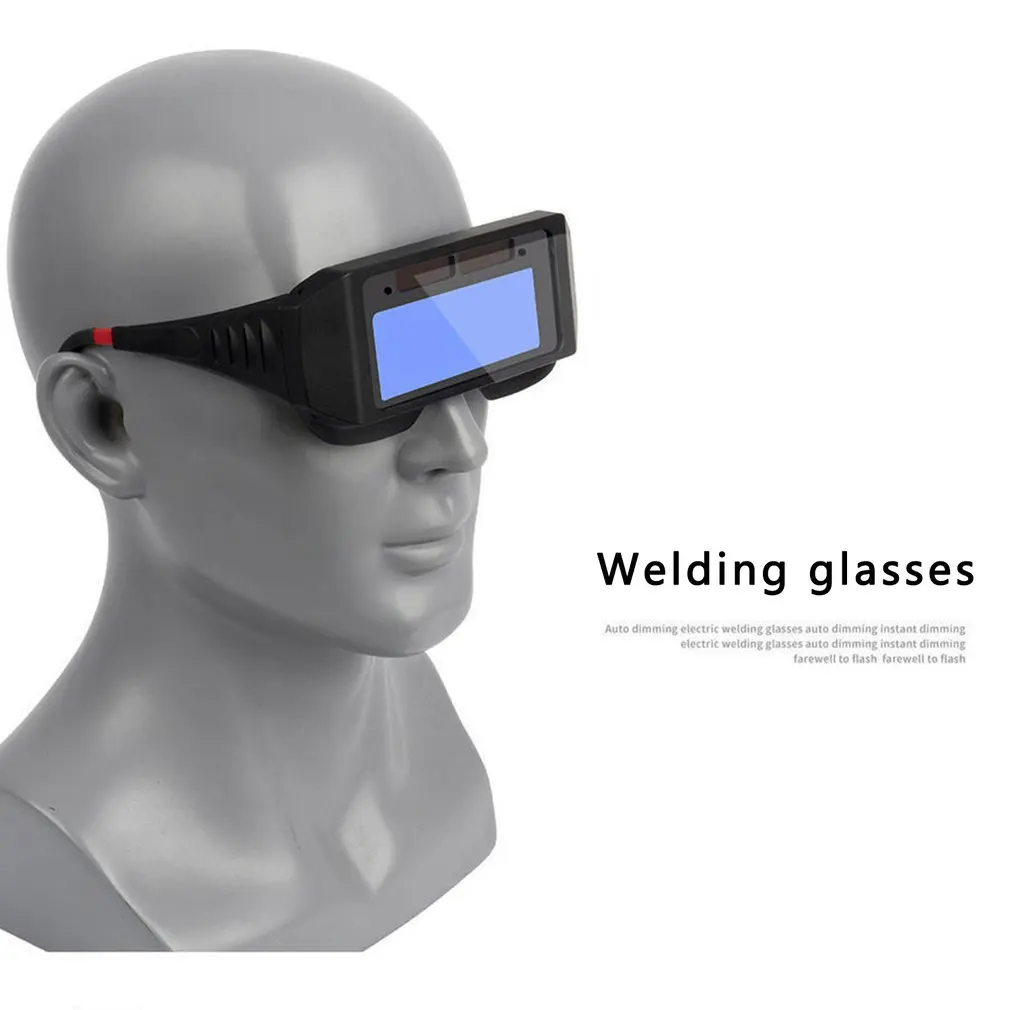 Automatic Dimming Welding Glasses Face Shield Protective Eyepiece