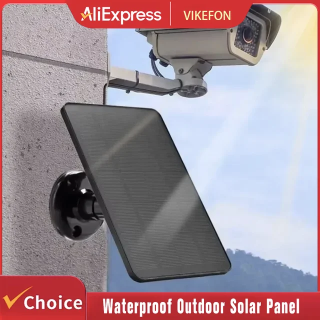 Chargeur de cellules solaires de Type C, panneaux solaires 10W 5V, Micro pour caméra de sécurité, petit système d'éclairage domestique, alimentation électrique 1
