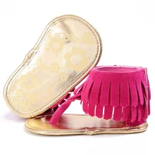 

Baby Girl's Tassel Sandals Summer Soft Sole Shoes Toddler Flats First Walkers Shoes