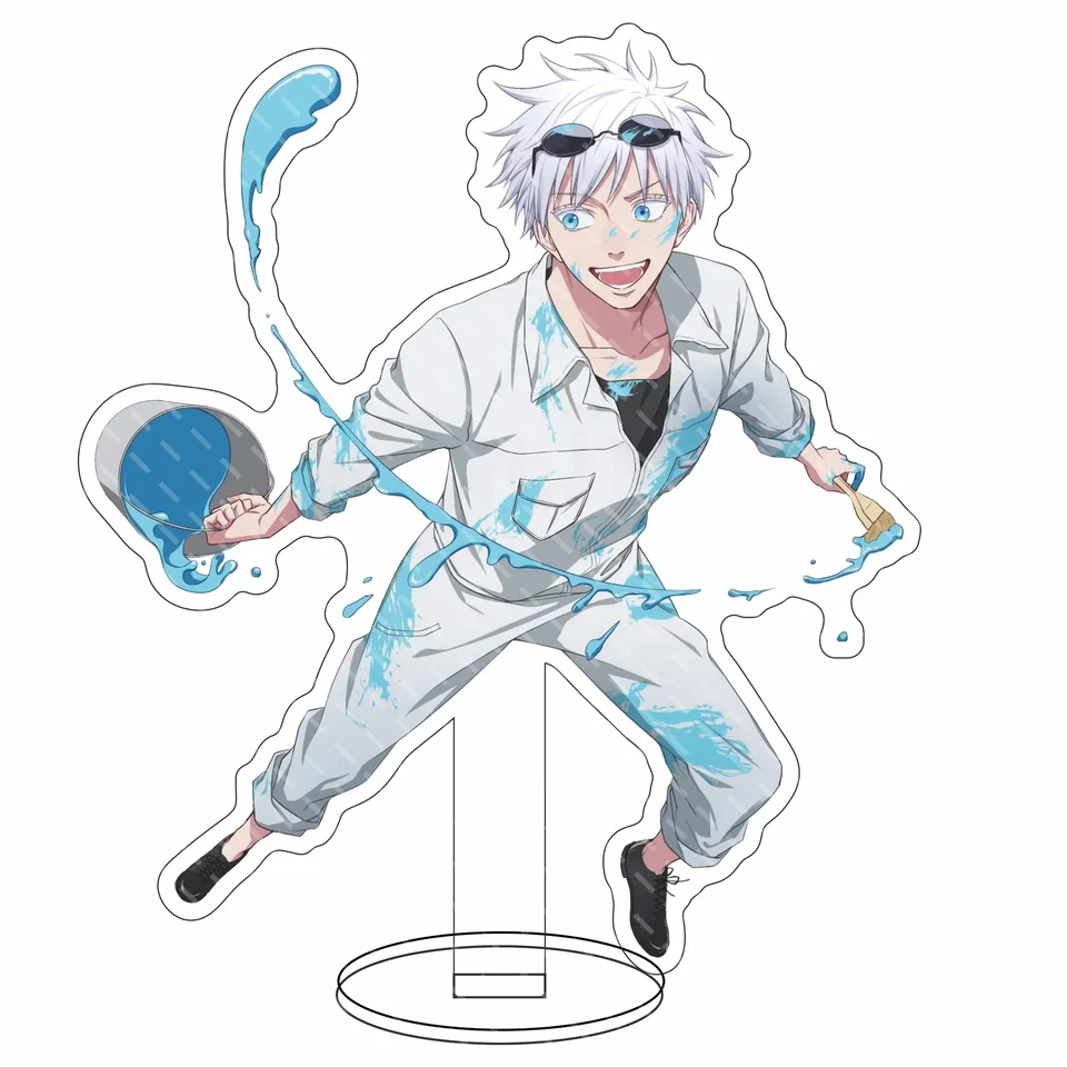 Supporto Acrilico Jujutsu Kaisen – Itadori Yuji E Gojo Satoru – Figura Da Tavolo 12cm – Q21-353