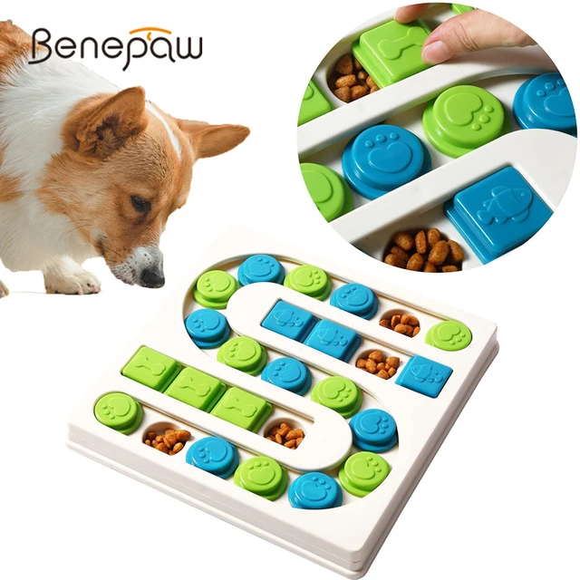 Benepaw Funny Puppy Puzzle Toys Interactive Level 3 Dog Slow Feeder Pet  Enrichment For Small Medium