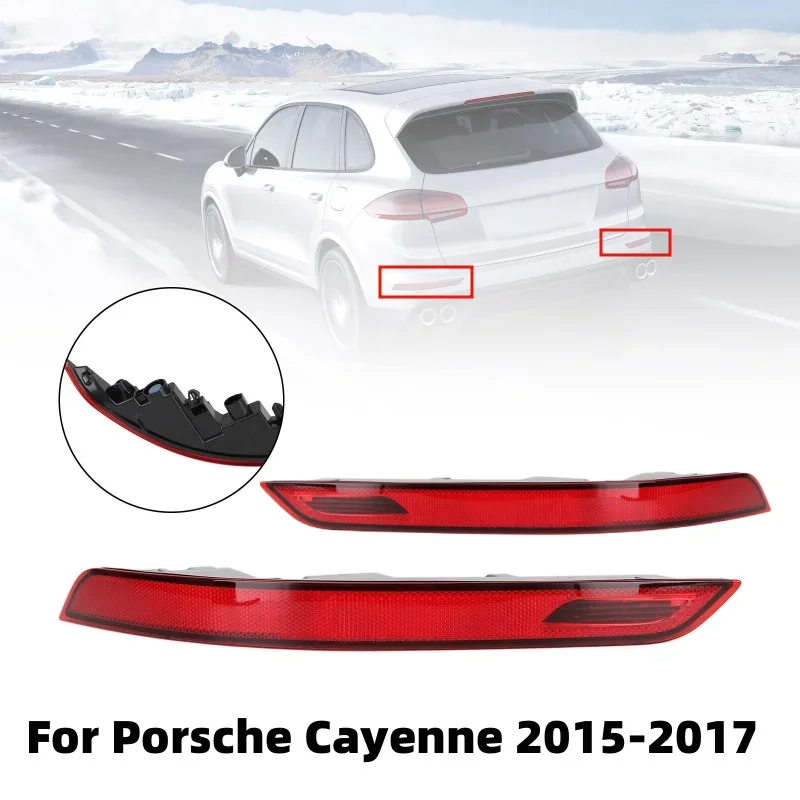 

Car Left/Right Rear Bumper Tail Brake Light Turn Signal Light Parking Brake Lamp Replace Bumper Fog Reflector Light (with bulb)