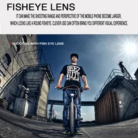 3in1 Fisheye Wide Angle Micro Camera Lens for iPhone Xiaomi Redmi 3IN1 Zoom Fish Eye Len on Smartphone Lenses with Phone Clip - Image 6
