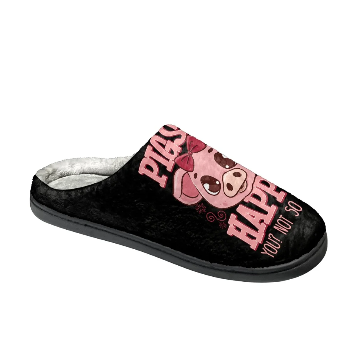 Casual Men Home Slippers Zapatos Cute Pig Design House Bedroom Cozy Footwear Dropshipping Winter Warm Cotton Slippers for Women