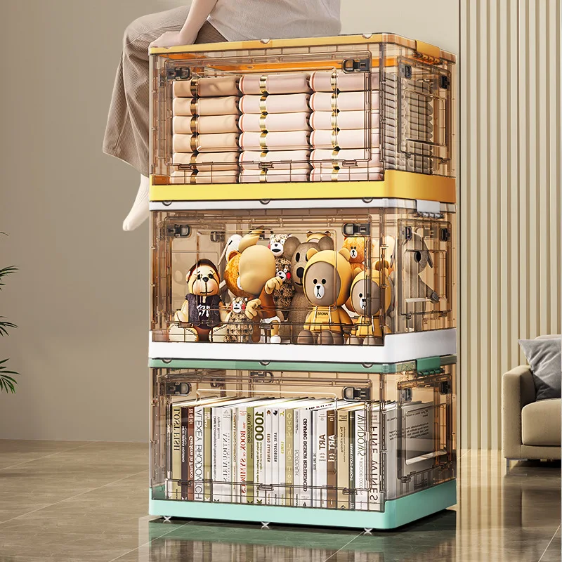 

Household Clothing Folding Storage Box Snack Toys Home Organizer