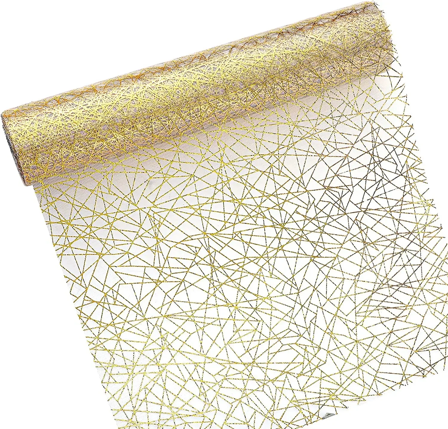 

Dining Runners Table For Thin Gold Decorative Cloths Rectangle Mesh Wedding Glitter Runner 28*500cm