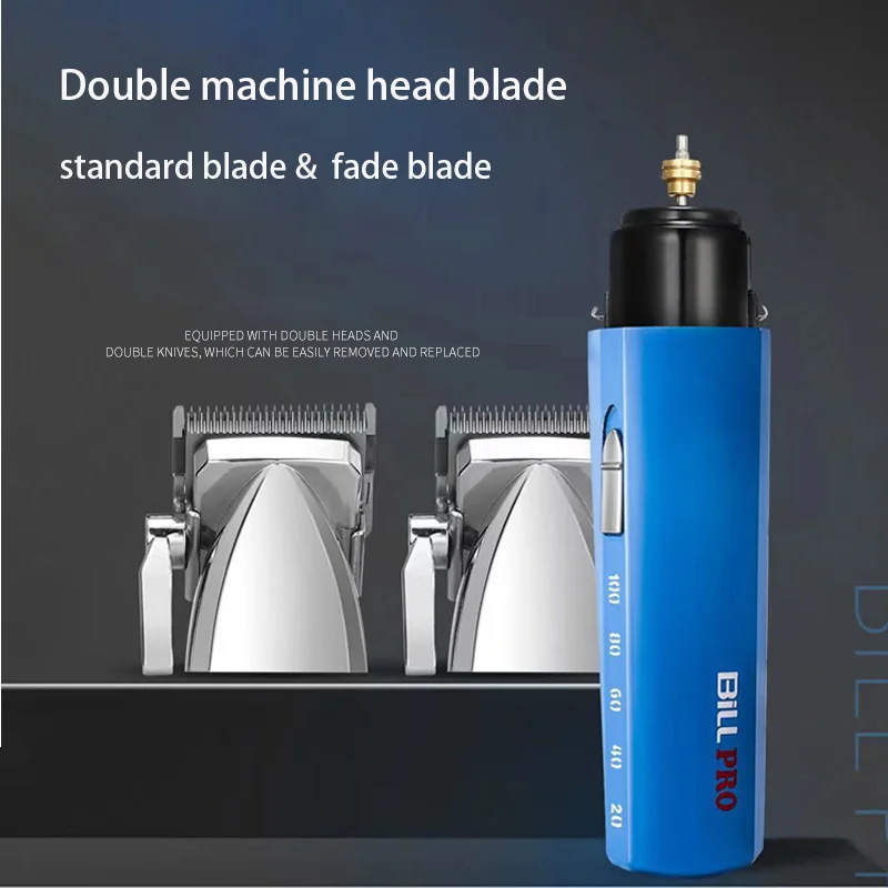 Bill Bl500 9000rpm Electric Push Hair Clipper Oil Head Gradient