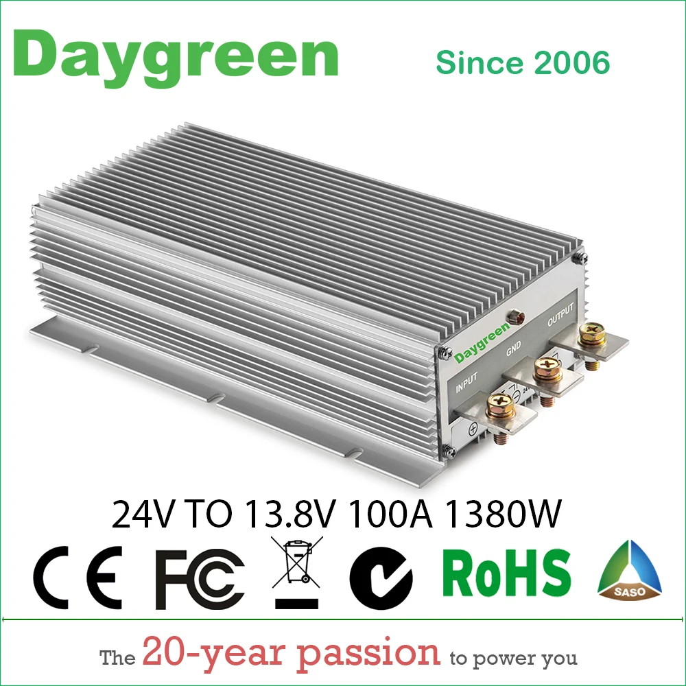 電圧調整器24v〜12v,100a,24vdc〜12vdc,100a,変圧器モジュール,ヘビー 