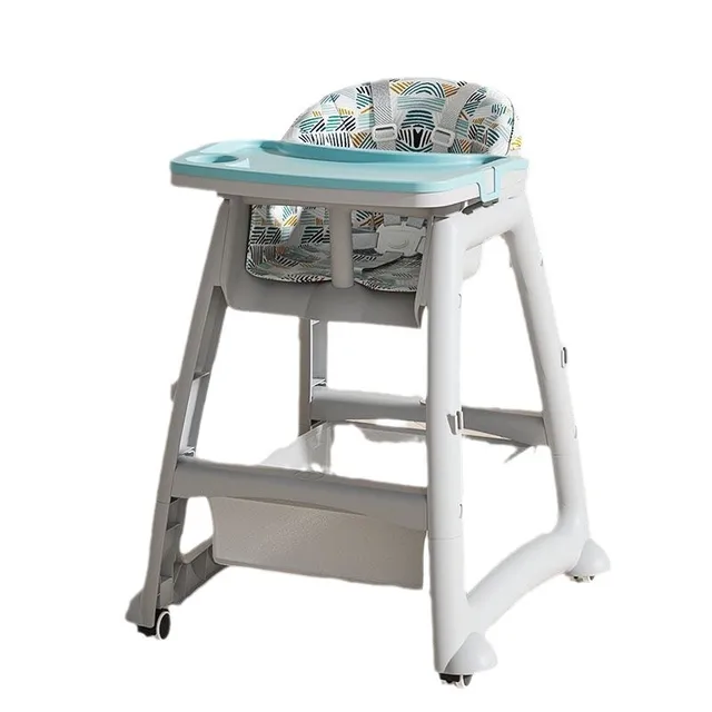 6-in-1 Adjustable Baby High Chair  Convertible Dining Seat with Removable Tray Design & Safety Harness for Home & Restaurant Use 5