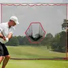 Golf Hitting Net 10x10ft Barrier Golf Net Heavy Duty Netting Training Aid Practice Ball Barrier For Golfers Backyard Driving 3