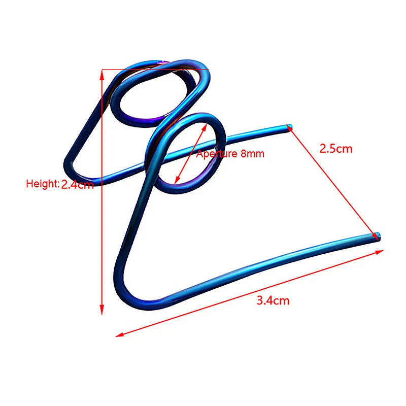 2개입 싱글홀 유니버셜 스프링 오토바이 스쿠터 디스크 브레이크 캘리퍼 스프링 브레이크 패드 자동 분리기 스프링클