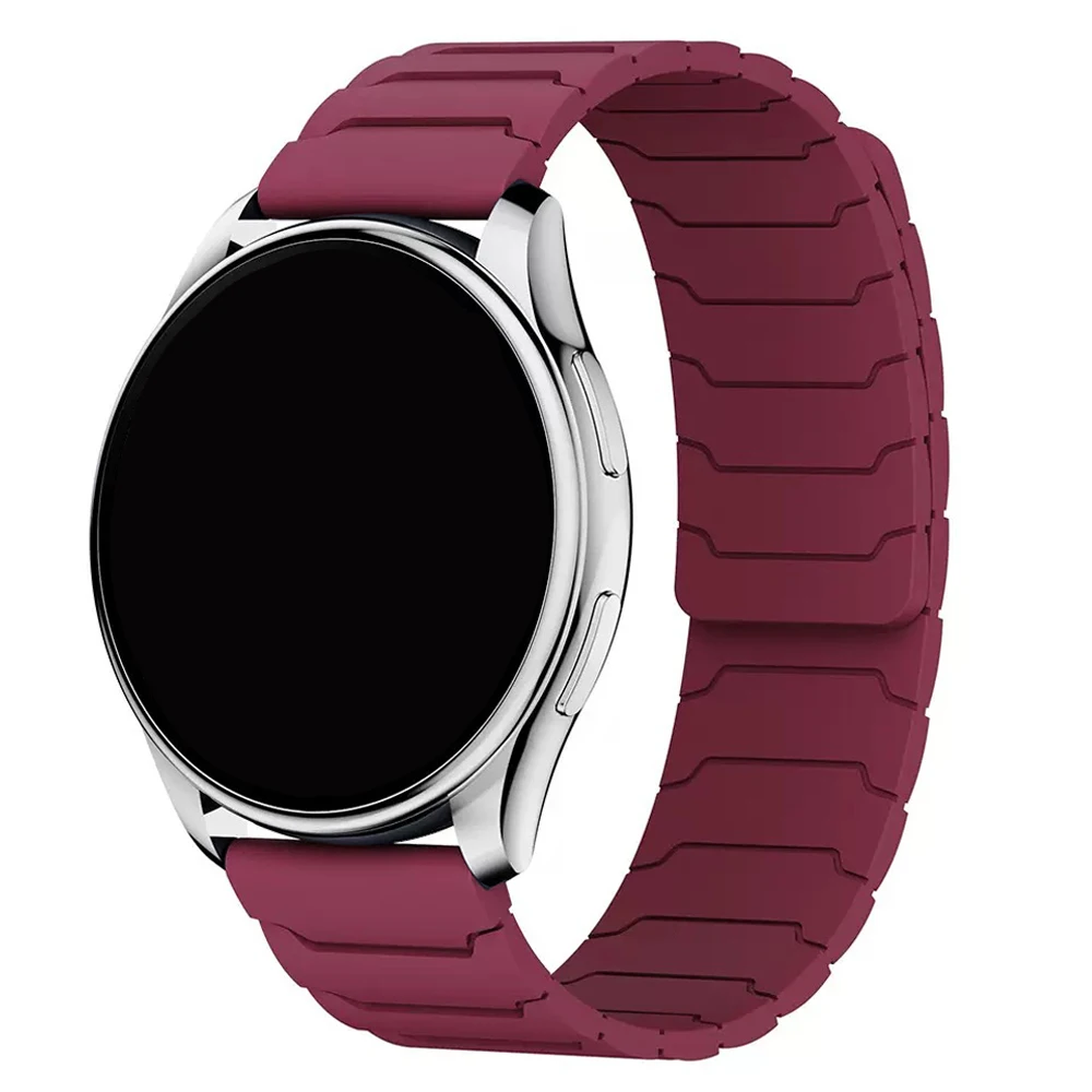 Sport Silicone Magnetic Smartwatch Band - 20mm/22mm Strap