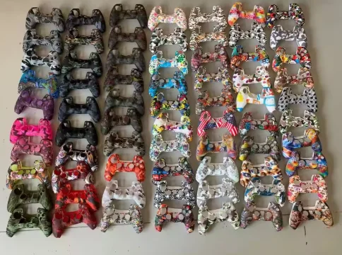 PS4用BTワイヤレスゲームパッド、ゲームコントローラーコンソール、ダブルショックジョイスティックコントローラー（PS4/PS3/PC対応）（ロゴ付きですが箱なし）