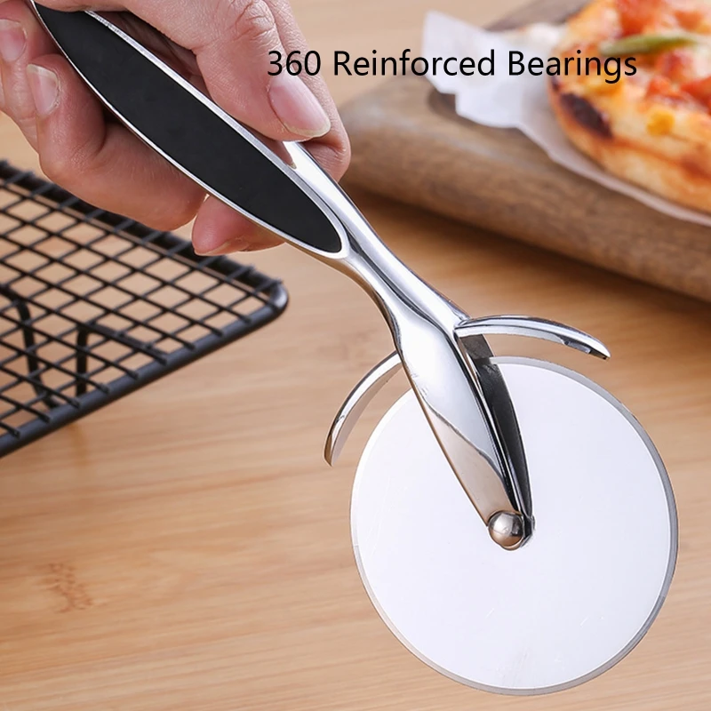 Stainless Steel Pizza Knife Durable Pizza Peel Pasta Cutter Wheel kIitchen Acce