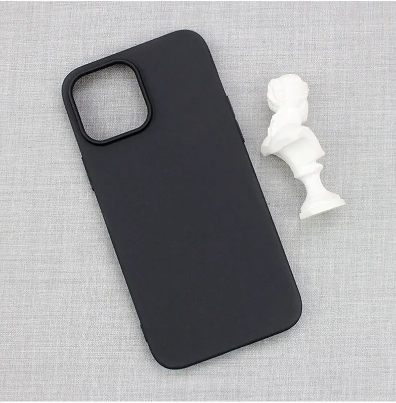 Matte Light Pink Soft Silicone TPU Phone Case