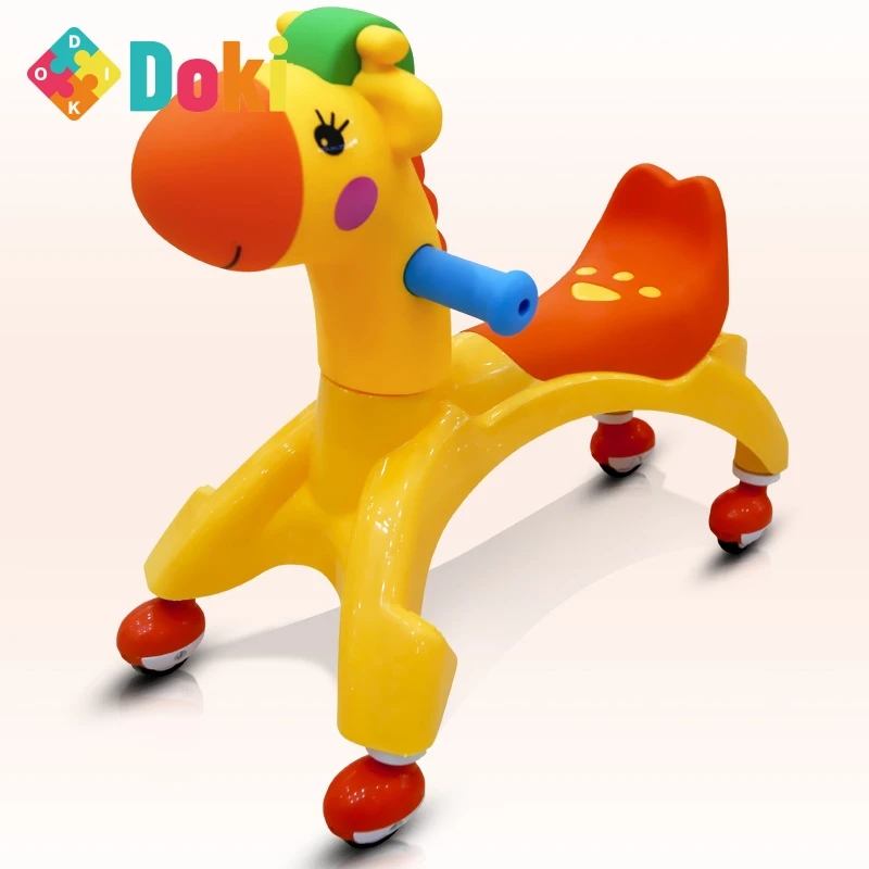 Doki Toy Kids Toy Car Children Ride On Car Baby Walker 1-3 Years Old Universal Wheel Baby Swing Hot Sale Popular New