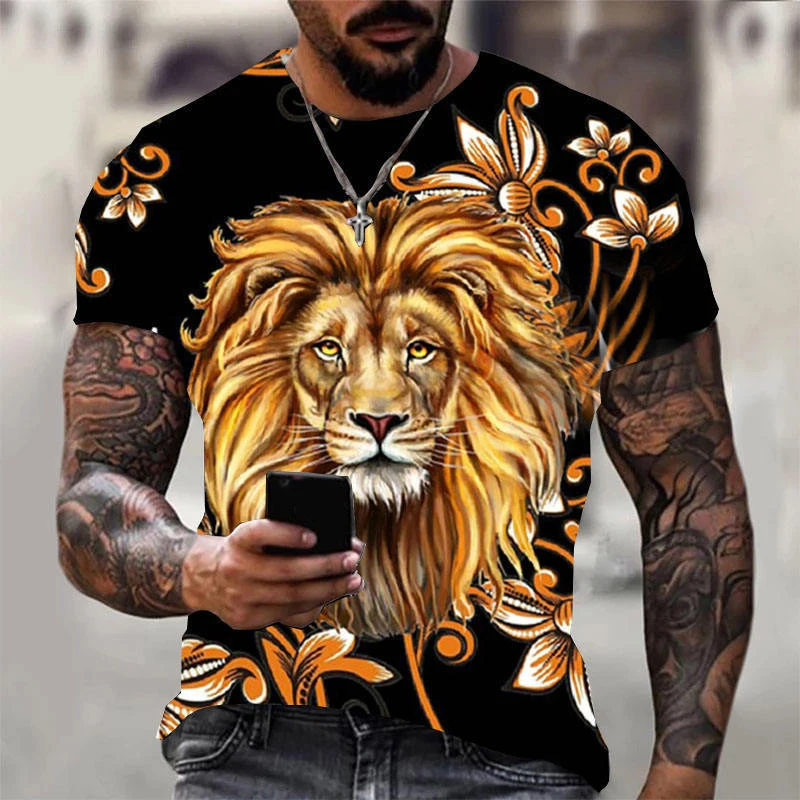 Mens Summer Graphic T Shirts Short Sleeve Hip Hop Tees