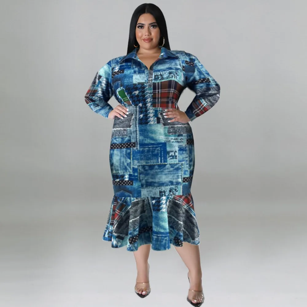 

African Dresses For Women New Polyester Vetement Femme Dashiki Print Color Dress Africa Clothes Dashiki Ankara Dresses Ladies