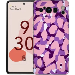 Chic Leopard Print Shockproof Phone Case - Soft TPU Black Cover - Pixel 8A (A1)