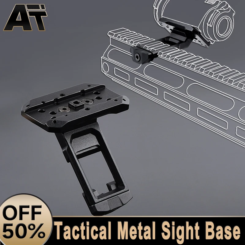 

WADSN StrikeTactical Metal Sight Mount Base T series/RMR Holographic Sight Offset Scope Mount Bracket For 20mm Picatinny rail
