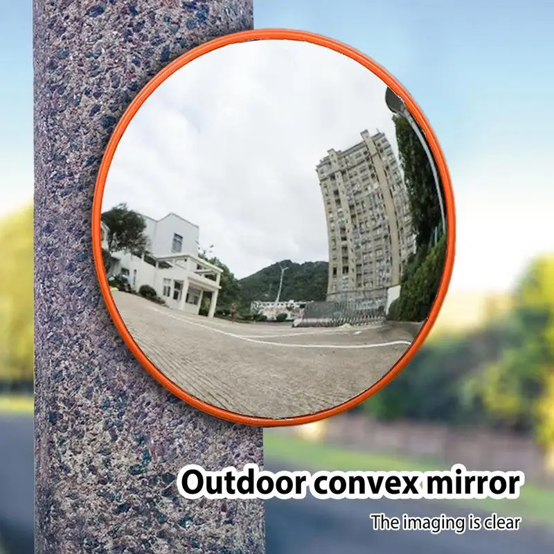 Convex Mirror Safety Mirrors Adjustable Wide Angle View Blind Area Mirror For House Garage Warehouse Store  Traffic Safety